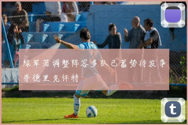 绿军若调整阵容多队已蓄势待发争夺德里克怀特